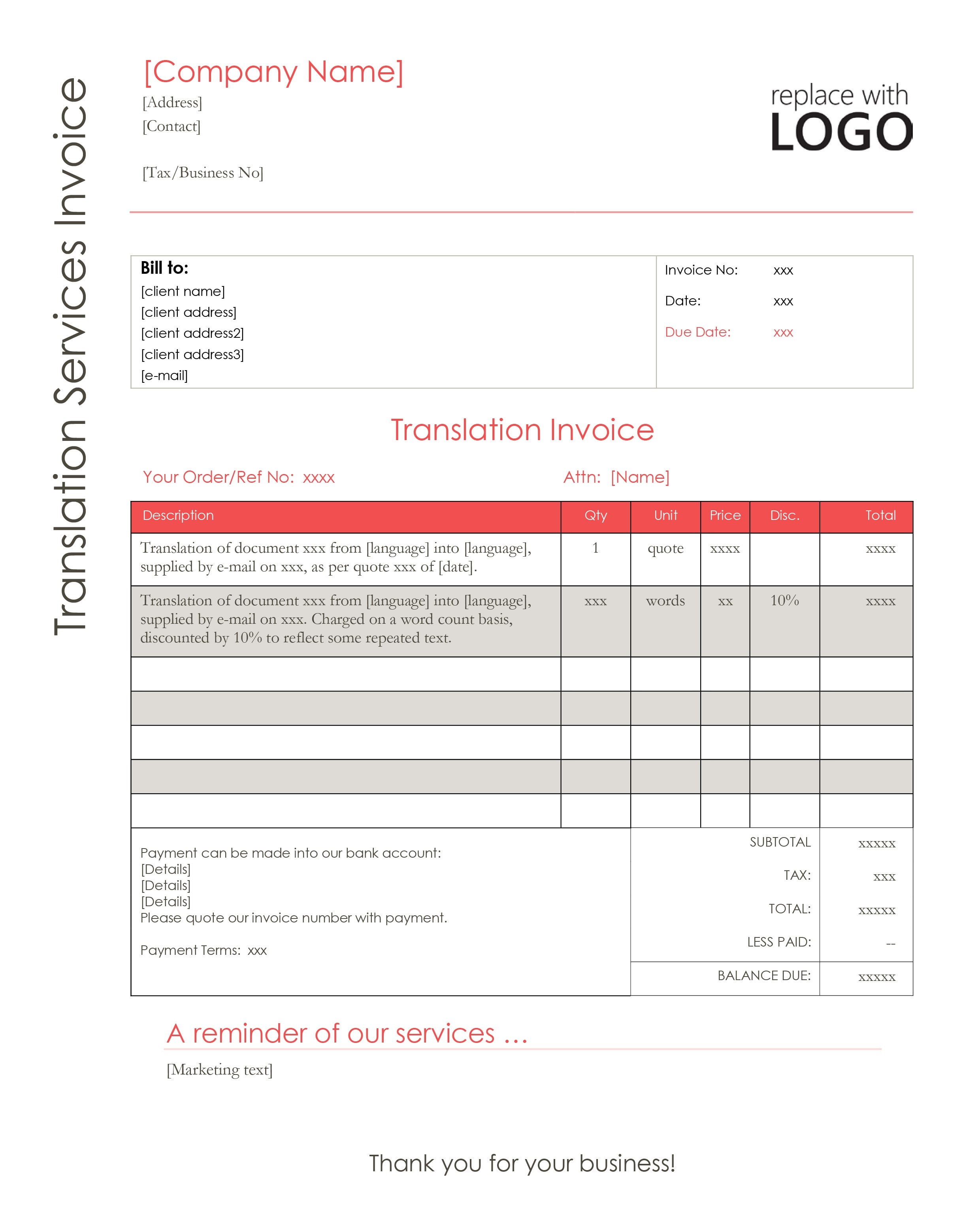 Get Invoice Template Nz Quote PNG